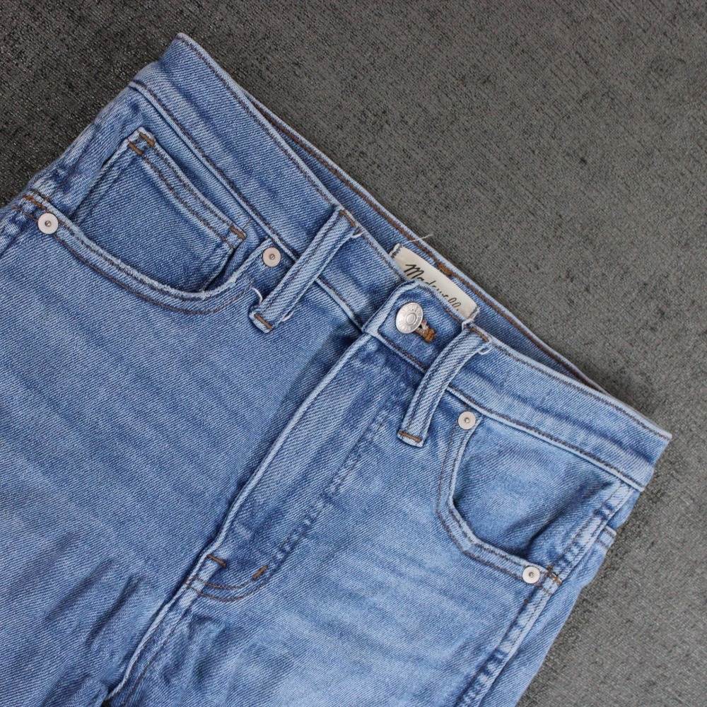 Madewell 10 High-Rise Skinny Jeans Light Wash Denim Size 27